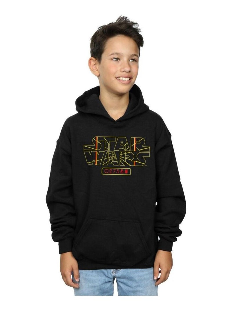 Star Wars - Sweat à capuche Noir - Kiabi