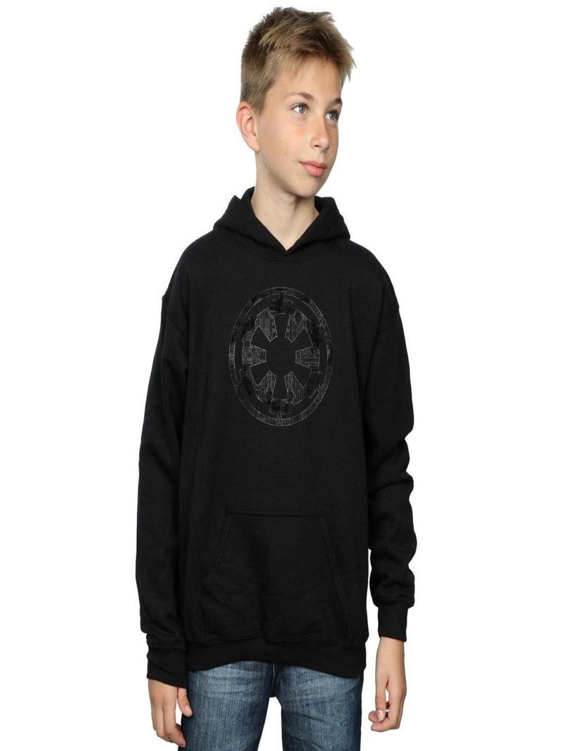 Star Wars - Sweat à capuche Noir - Kiabi