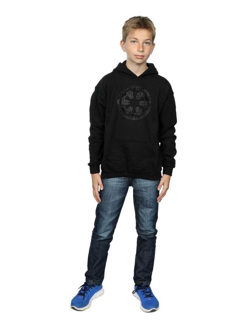 Star Wars - Sweat à capuche Noir - Kiabi