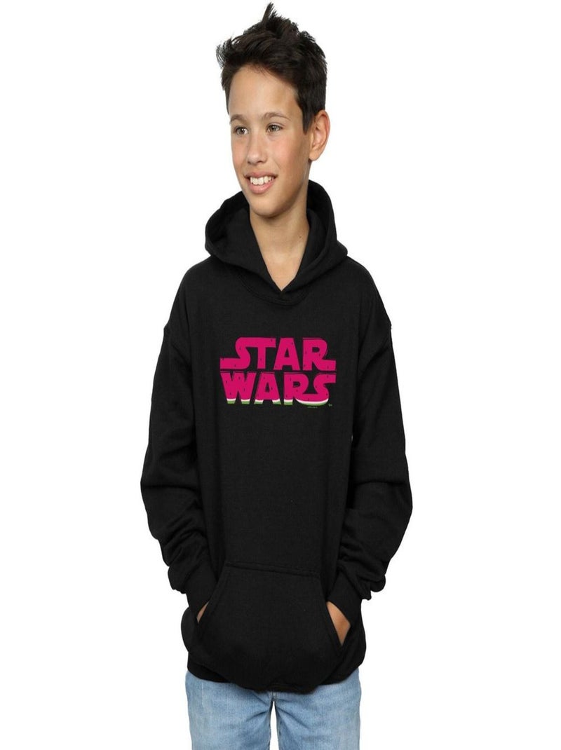 Star Wars - Sweat à capuche Noir - Kiabi