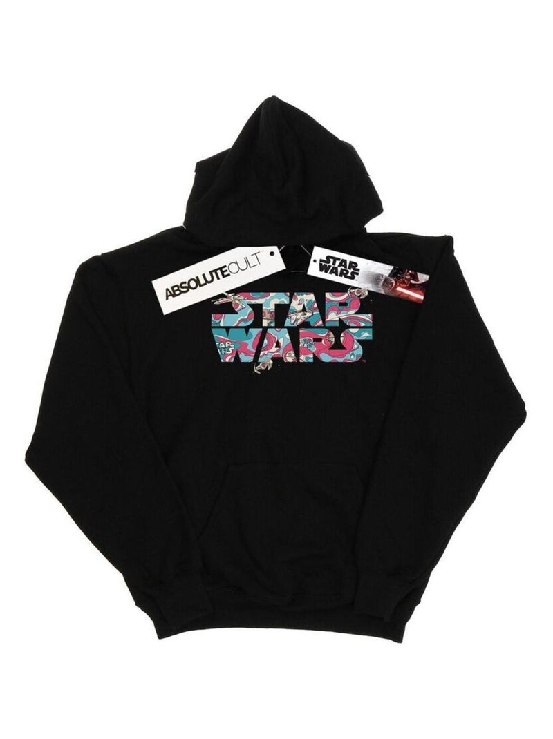 Star Wars - Sweat à capuche Noir - Kiabi