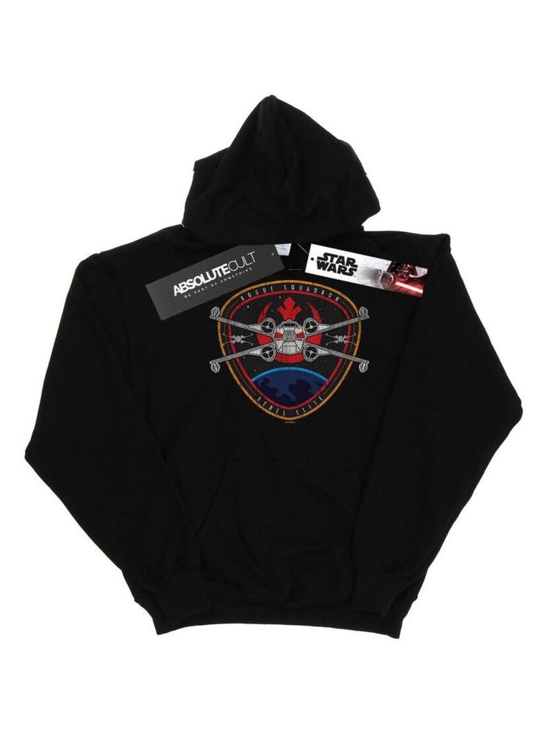 Star Wars - Sweat à capuche REBEL ELITE Noir - Kiabi