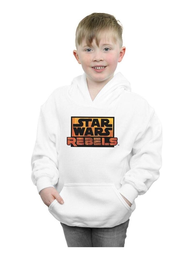 Star Wars - Sweat à capuche REBELS Blanc - Kiabi