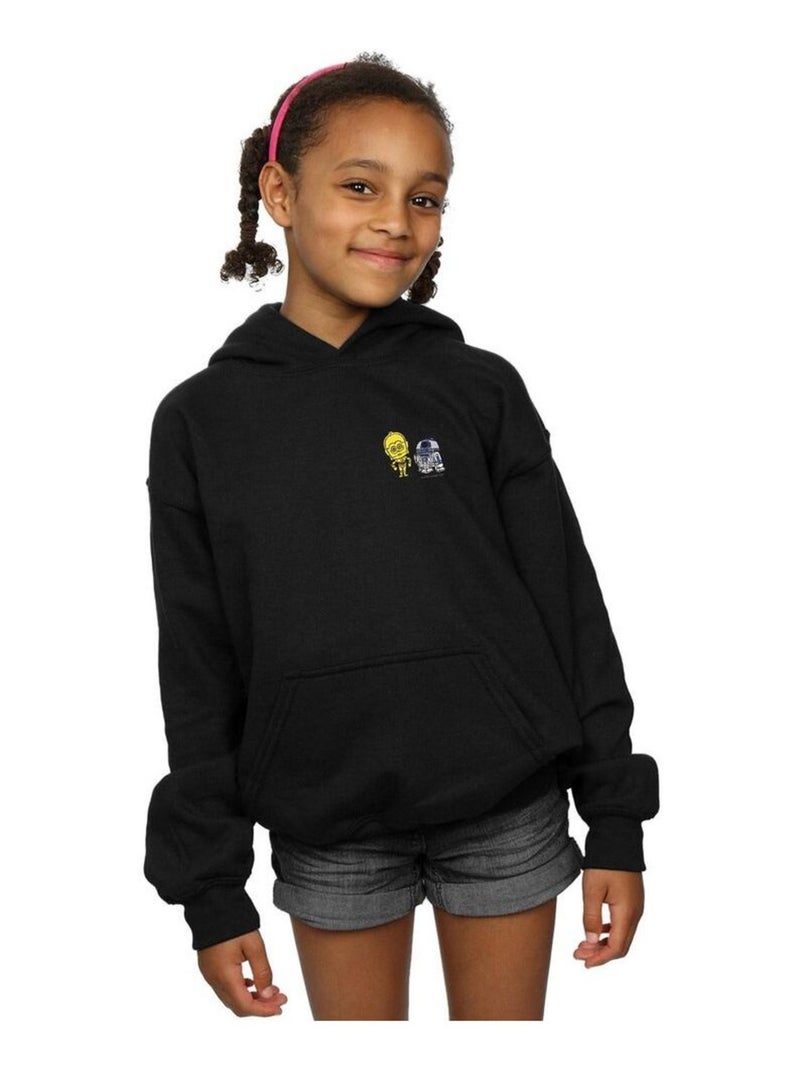 Star Wars - Sweat à capuche RESISTANCE DROIDS Noir - Kiabi