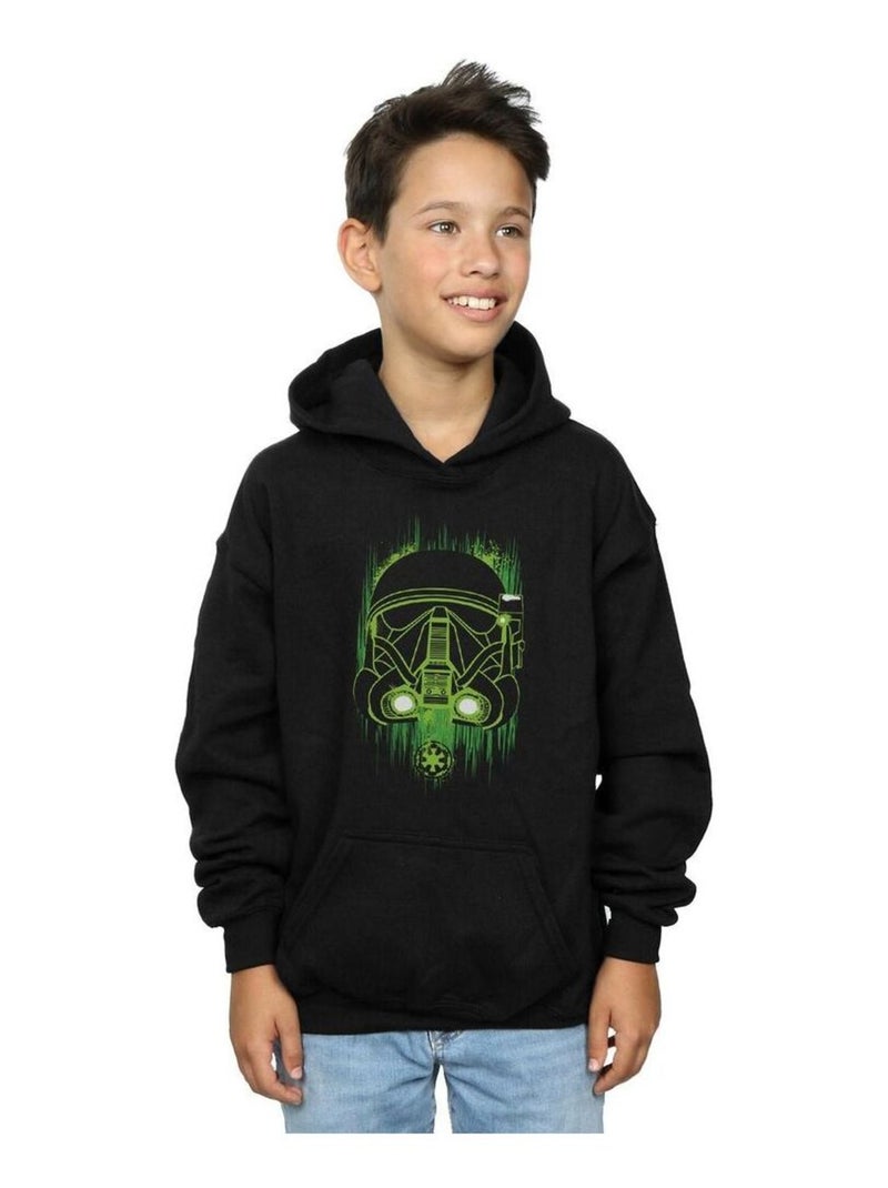 Star Wars - Sweat à capuche ROGUE ONE DEATH TROOPER Noir - Kiabi