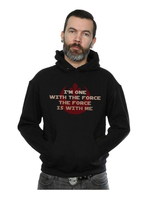 Star Wars - Sweat à capuche ROGUE ONE I'M ONE WITH THE FORCE - Kiabi