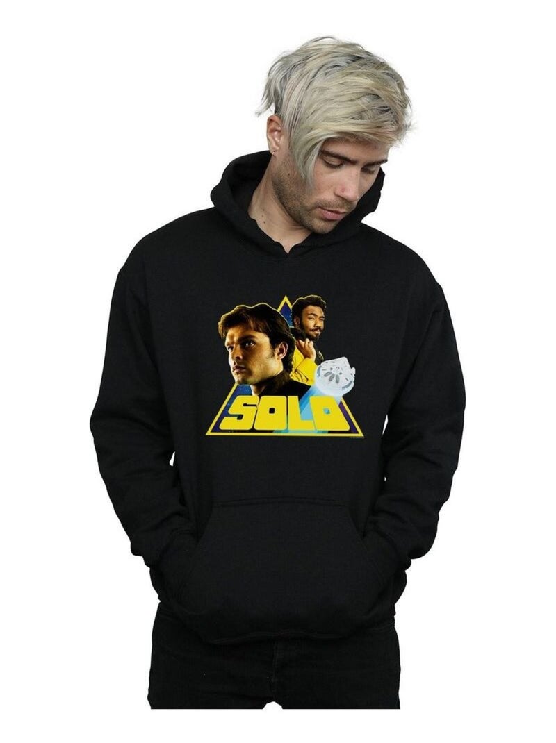 Star Wars - Sweat à capuche SOLO Noir - Kiabi