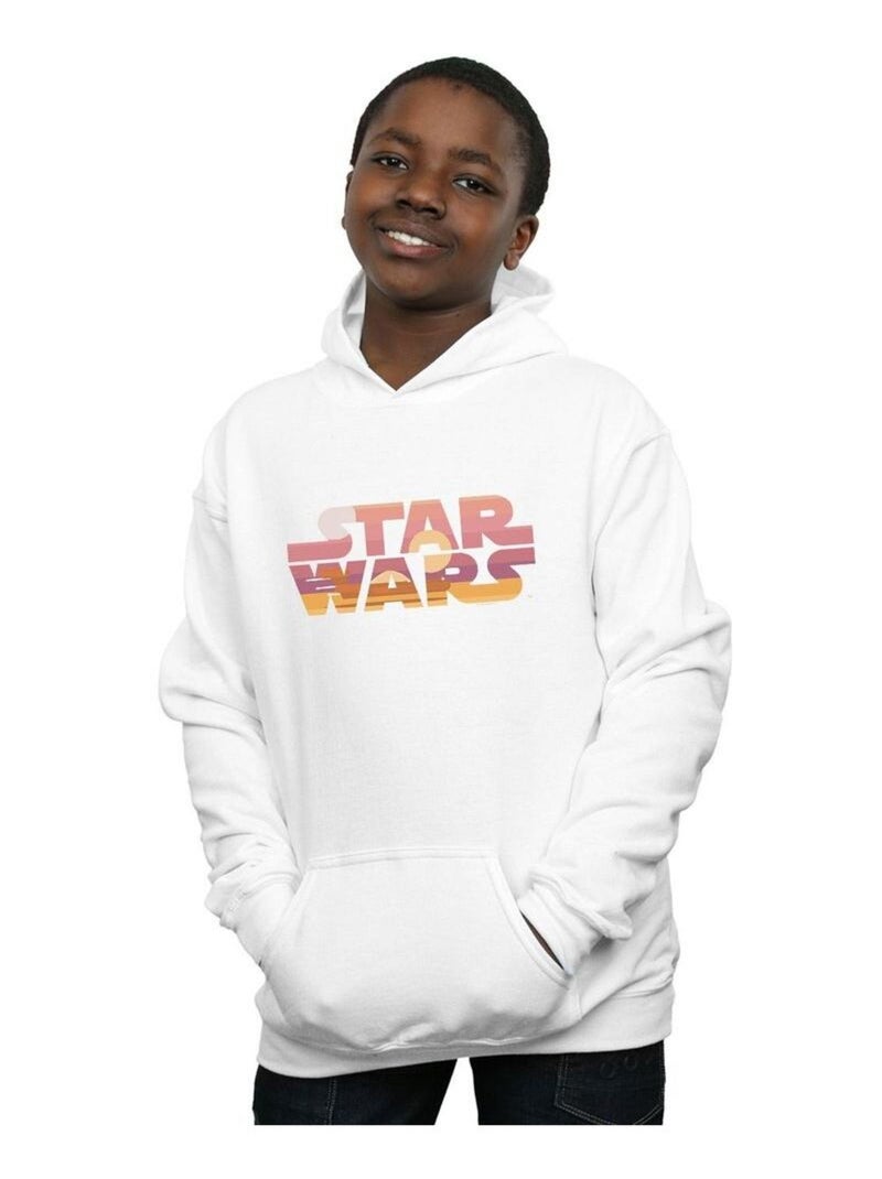 Star Wars - Sweat à capuche TATOOINE Blanc - Kiabi