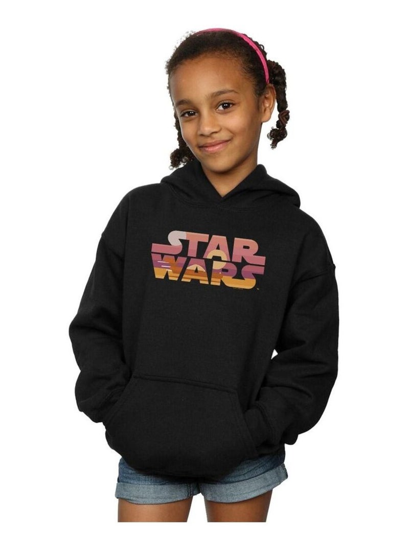 Star Wars - Sweat à capuche TATOOINE Noir - Kiabi
