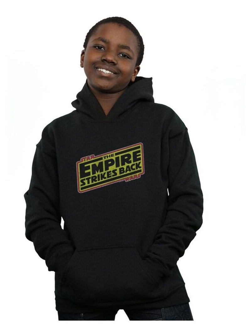 Star Wars - Sweat à capuche THE EMPIRE STRIKES BACK Noir - Kiabi