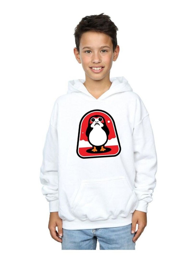 Star Wars - Sweat à capuche THE LAST JEDI Blanc - Kiabi