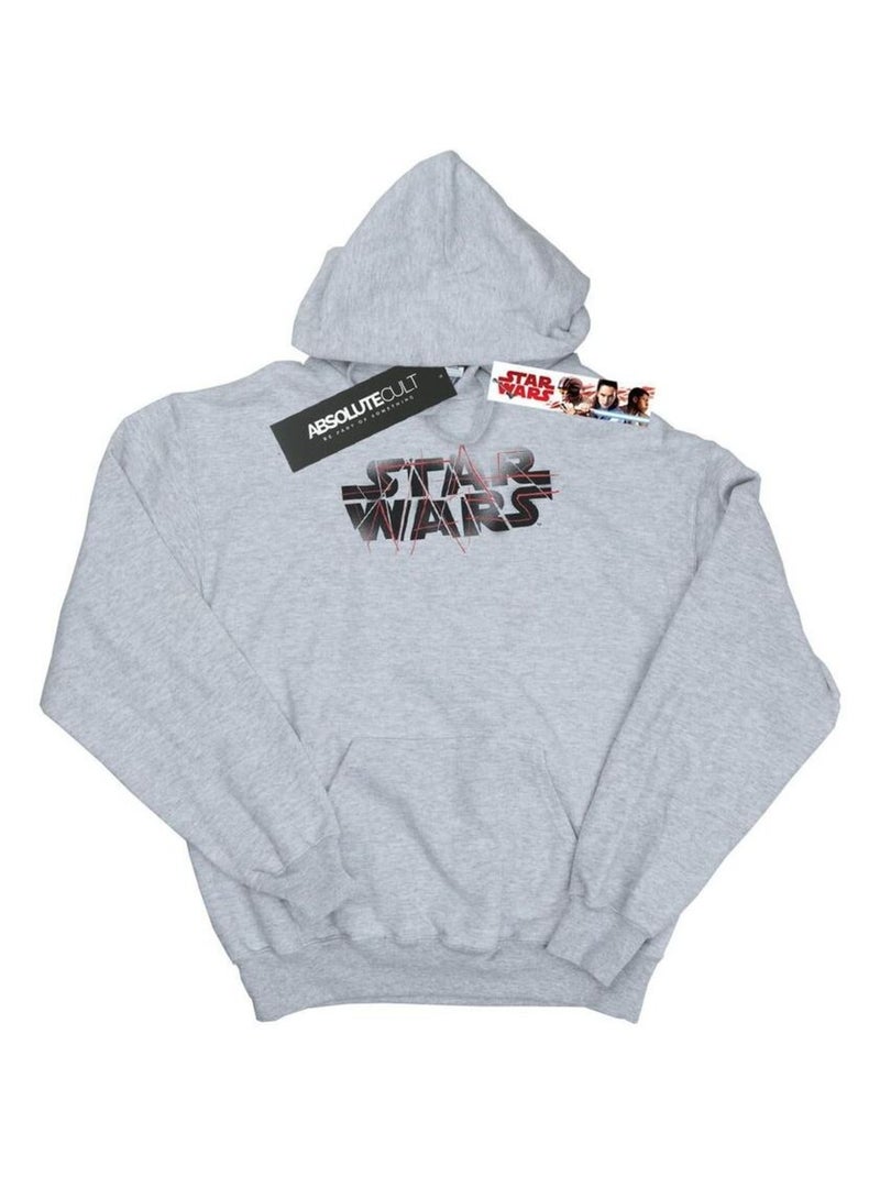 Star Wars - Sweat à capuche THE LAST JEDI Gris chiné - Kiabi