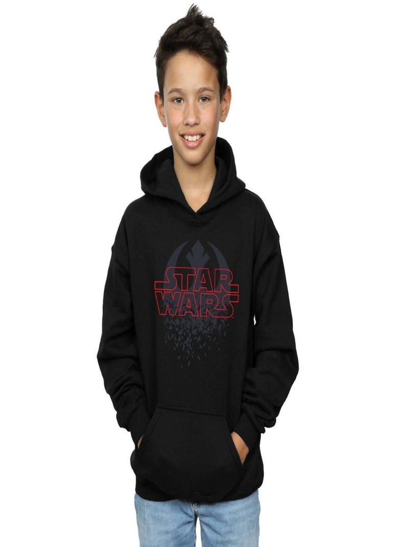 Star Wars - Sweat à capuche THE LAST JEDI Noir - Kiabi