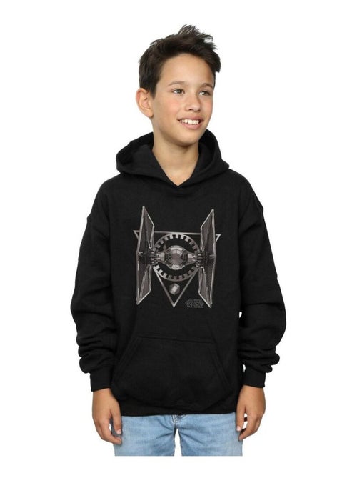 Star Wars - Sweat à capuche THE LAST JEDI TIE FIGHTER - Kiabi