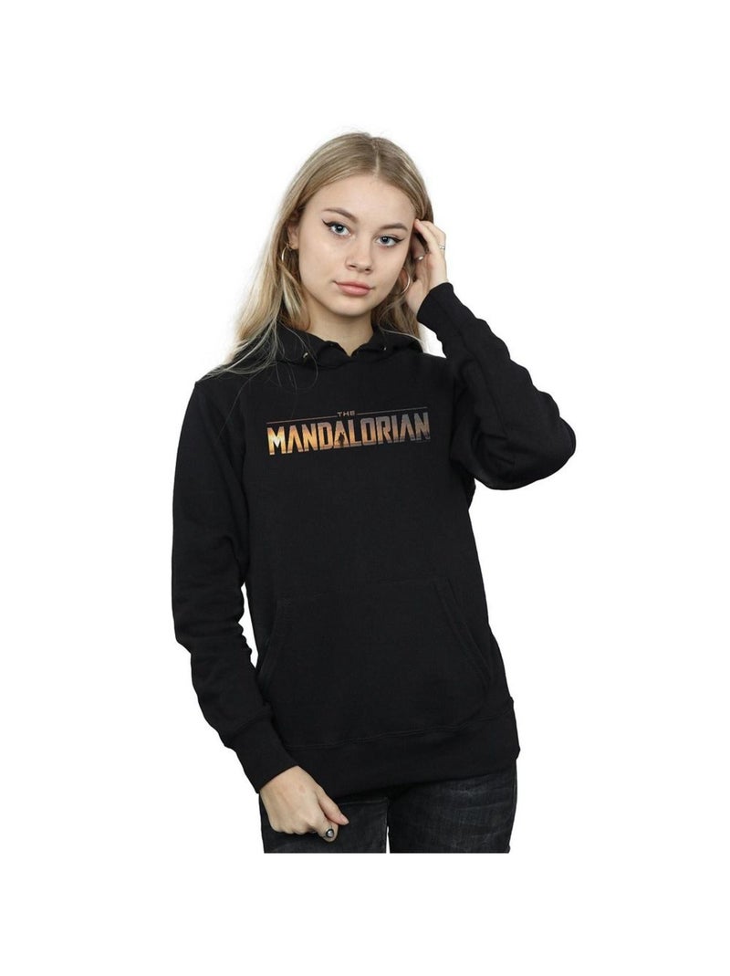 Star Wars - Sweat à capuche THE MANDALORIAN SERIES Noir - Kiabi
