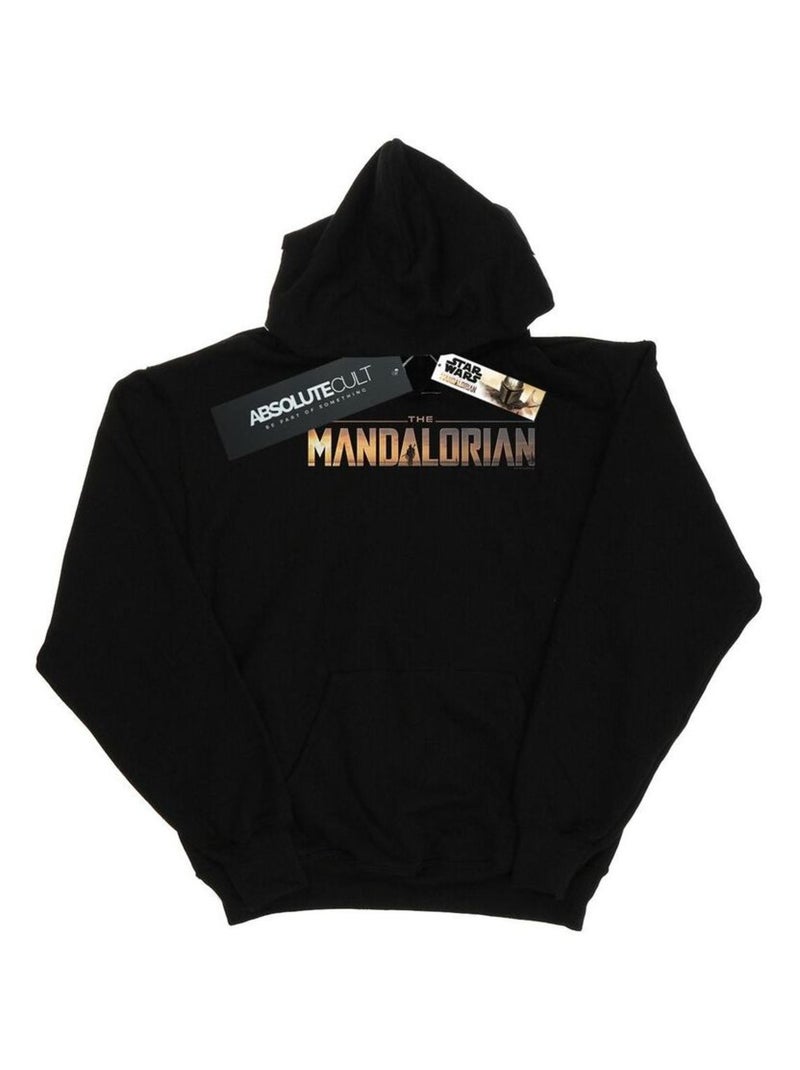 Star Wars - Sweat à capuche THE MANDALORIAN SERIES Noir - Kiabi