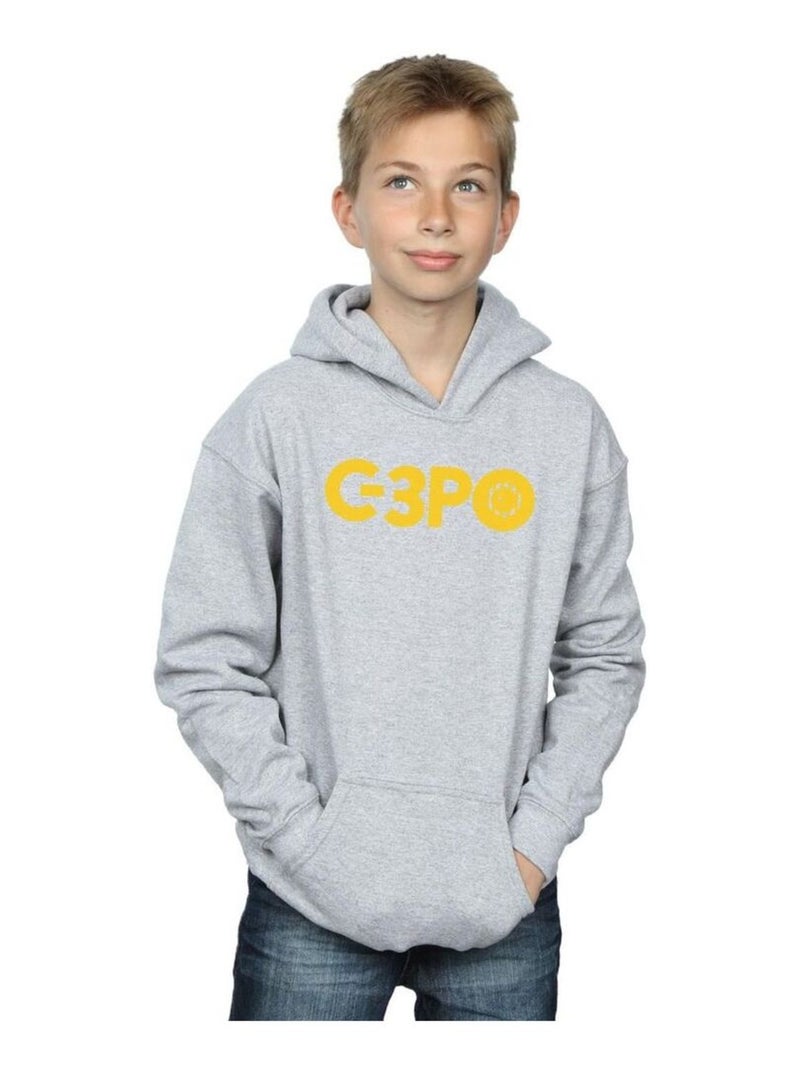 Star Wars - Sweat à capuche THE RISE OF SKYWALKER Gris chiné - Kiabi