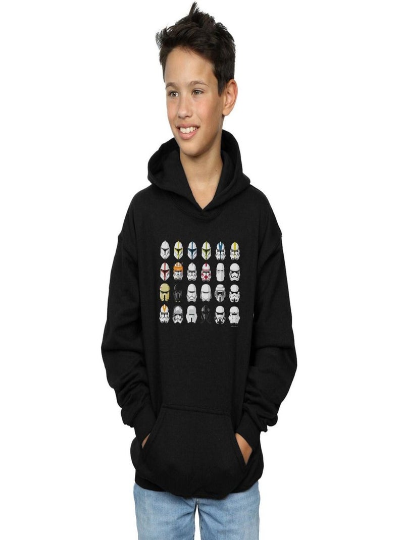 Star Wars - Sweat à capuche TROOPERS Noir - Kiabi