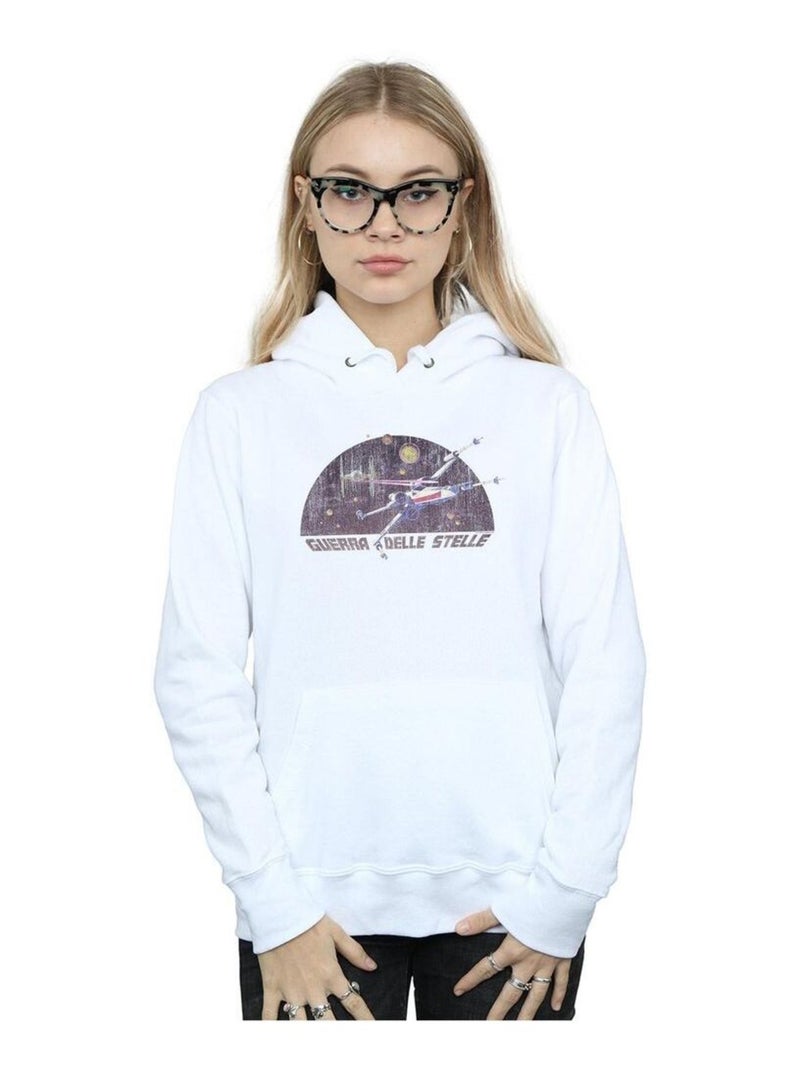 Star Wars - Sweat à capuche X-WING Blanc - Kiabi