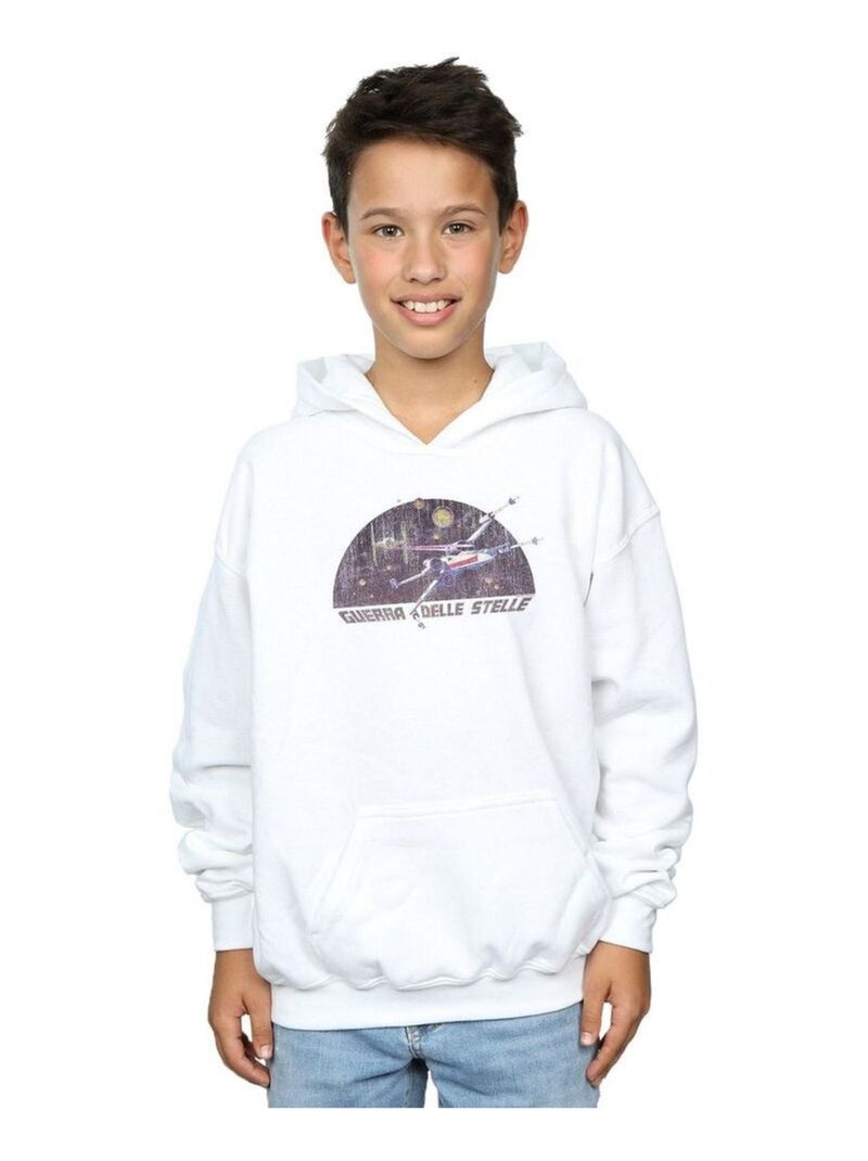 Star Wars - Sweat à capuche X-WING Blanc - Kiabi