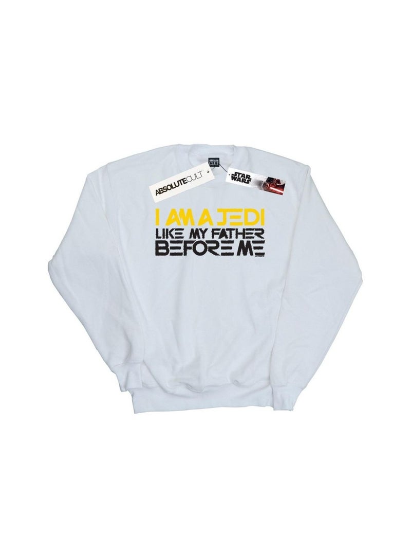 Star Wars - Sweat AM A JEDI Blanc - Kiabi