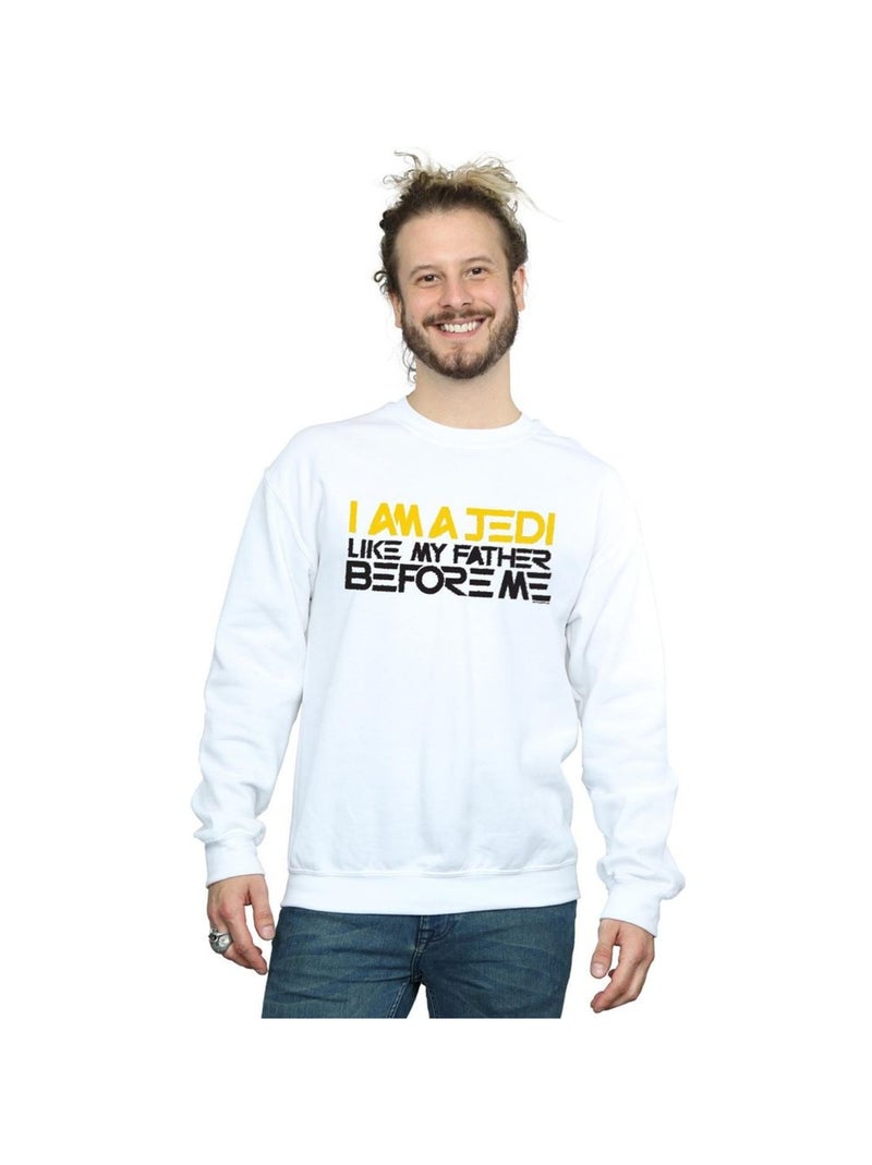 Star Wars - Sweat AM A JEDI Blanc - Kiabi