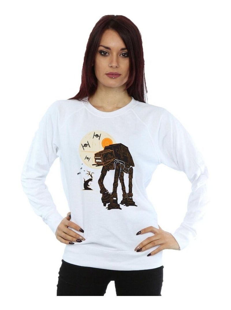 Star Wars - Sweat AT-AT Blanc - Kiabi