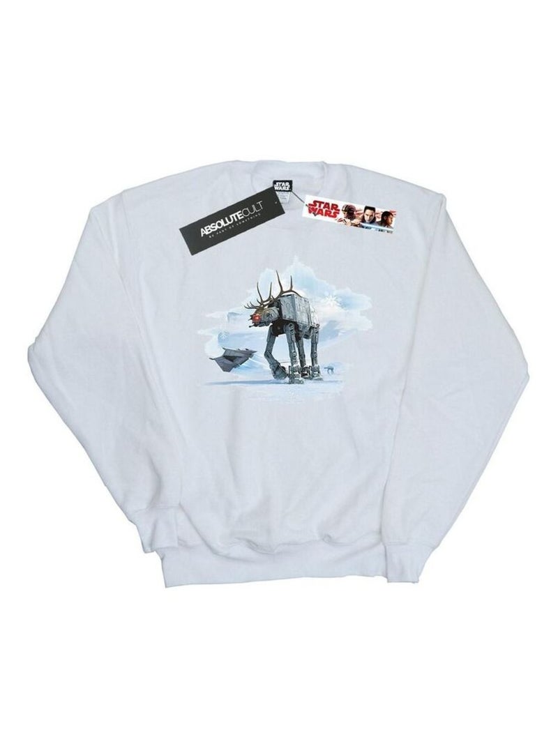Star Wars - Sweat AT-AT Blanc - Kiabi