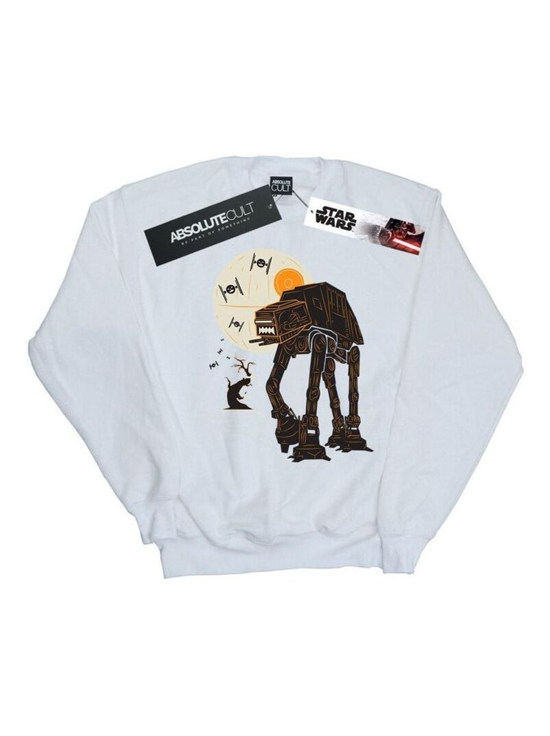 Star Wars - Sweat AT-AT Blanc - Kiabi