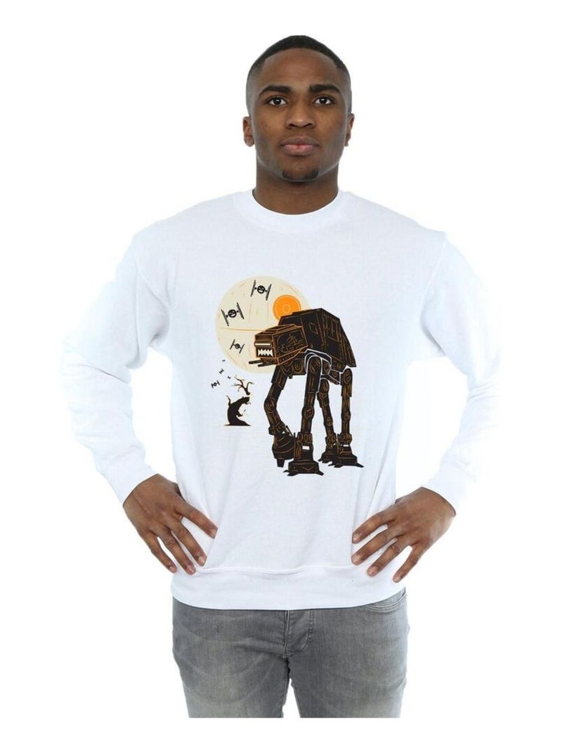 Star Wars - Sweat AT-AT Blanc - Kiabi
