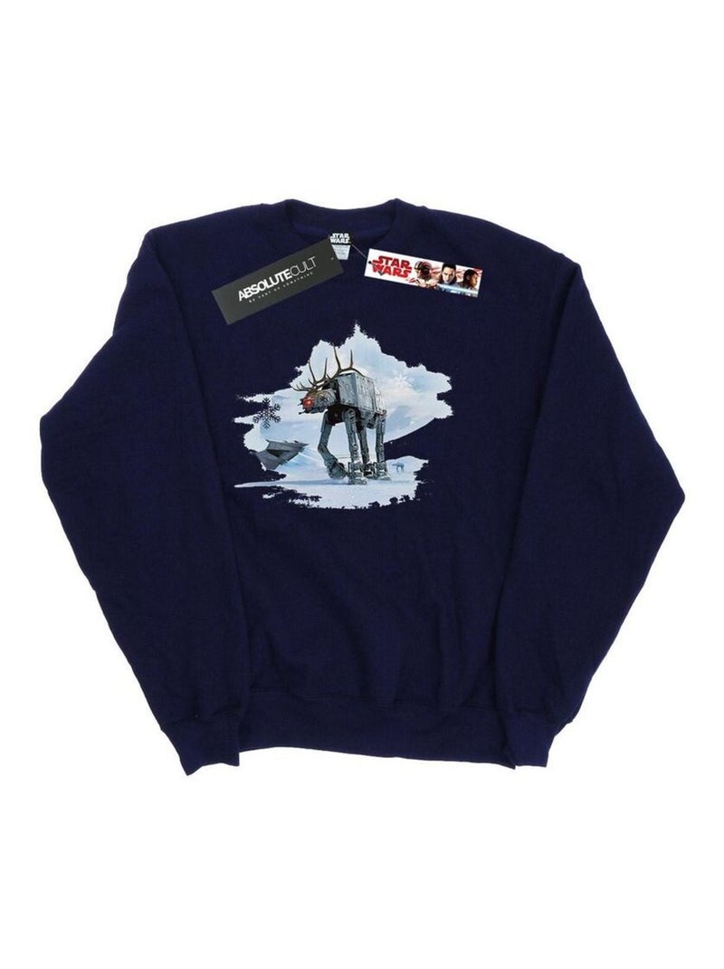 Star Wars - Sweat AT-AT Bleu marine - Kiabi
