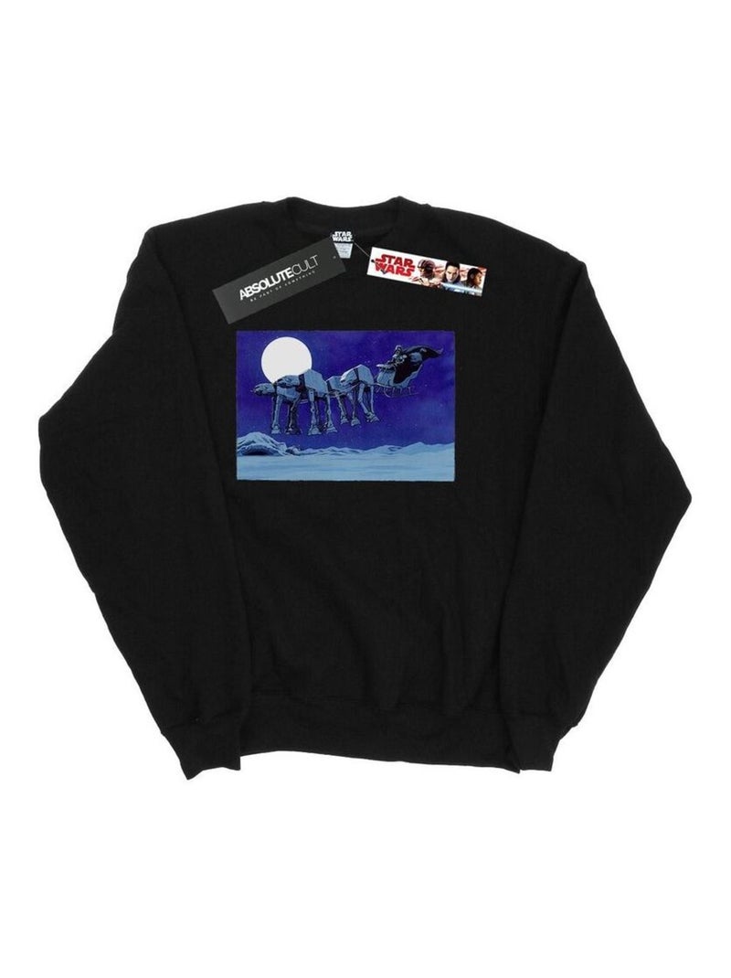 Star Wars - Sweat AT-AT Noir - Kiabi