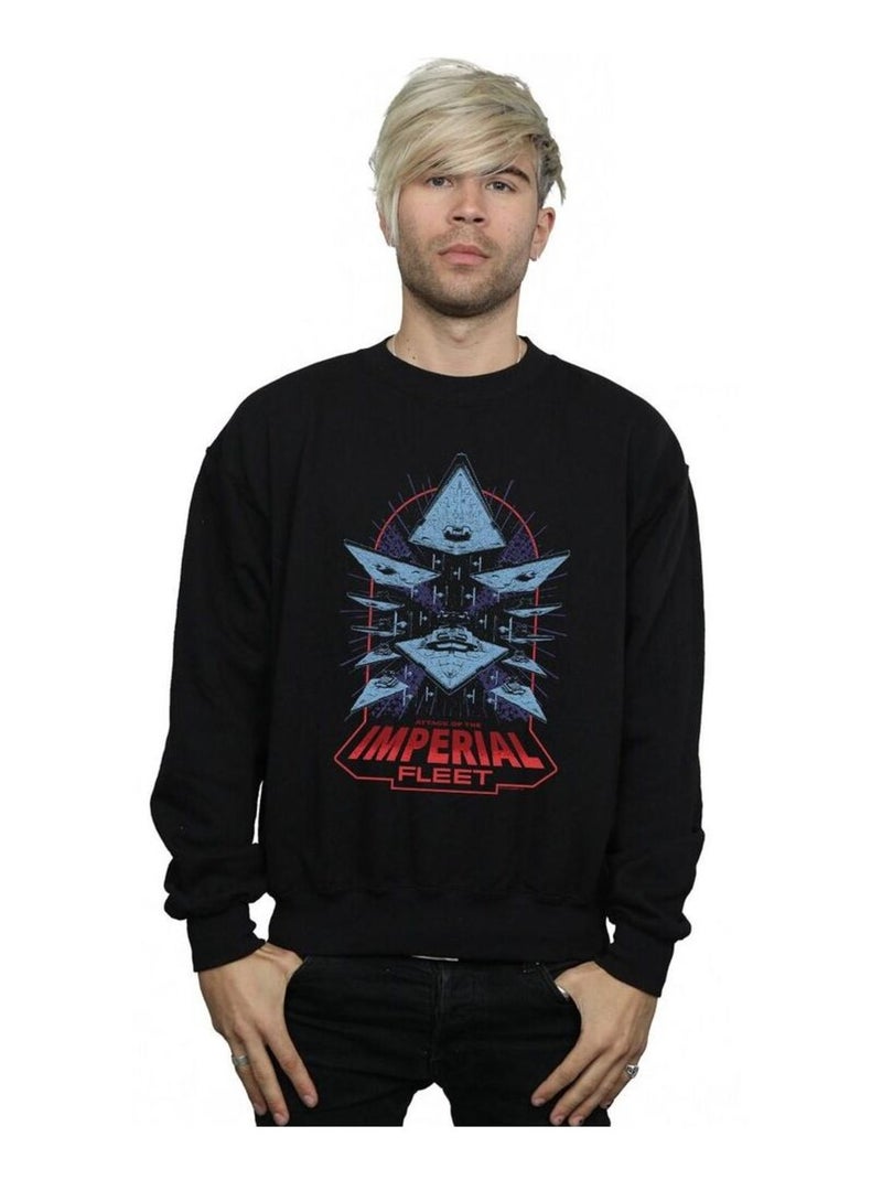 Star Wars - Sweat ATTACK OF THE IMPERIAL FLEET Noir - Kiabi