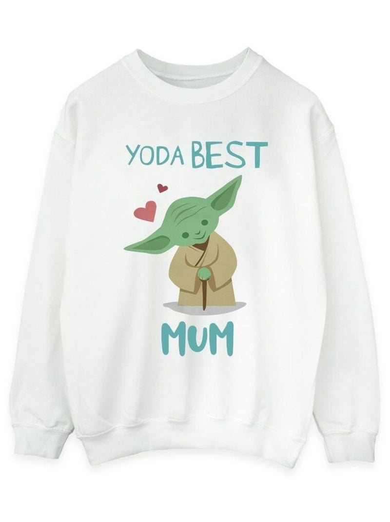 Star Wars - Sweat BEST MUM Blanc - Kiabi