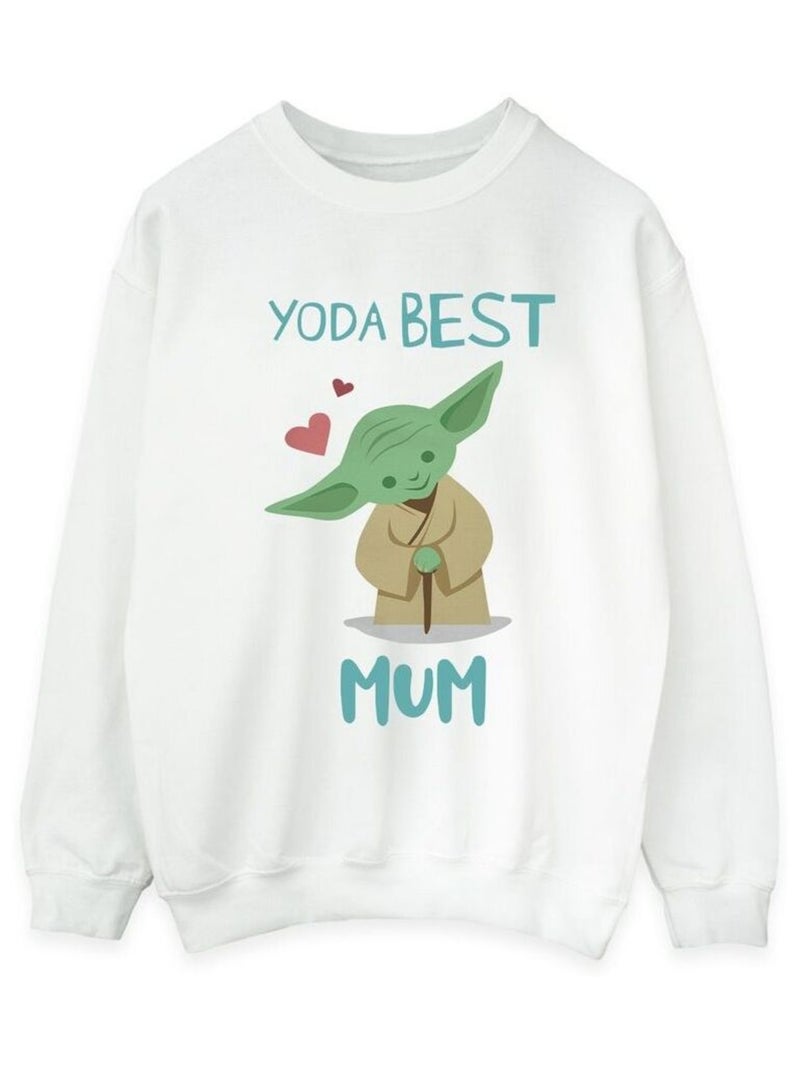 Star Wars - Sweat BEST MUM Blanc - Kiabi