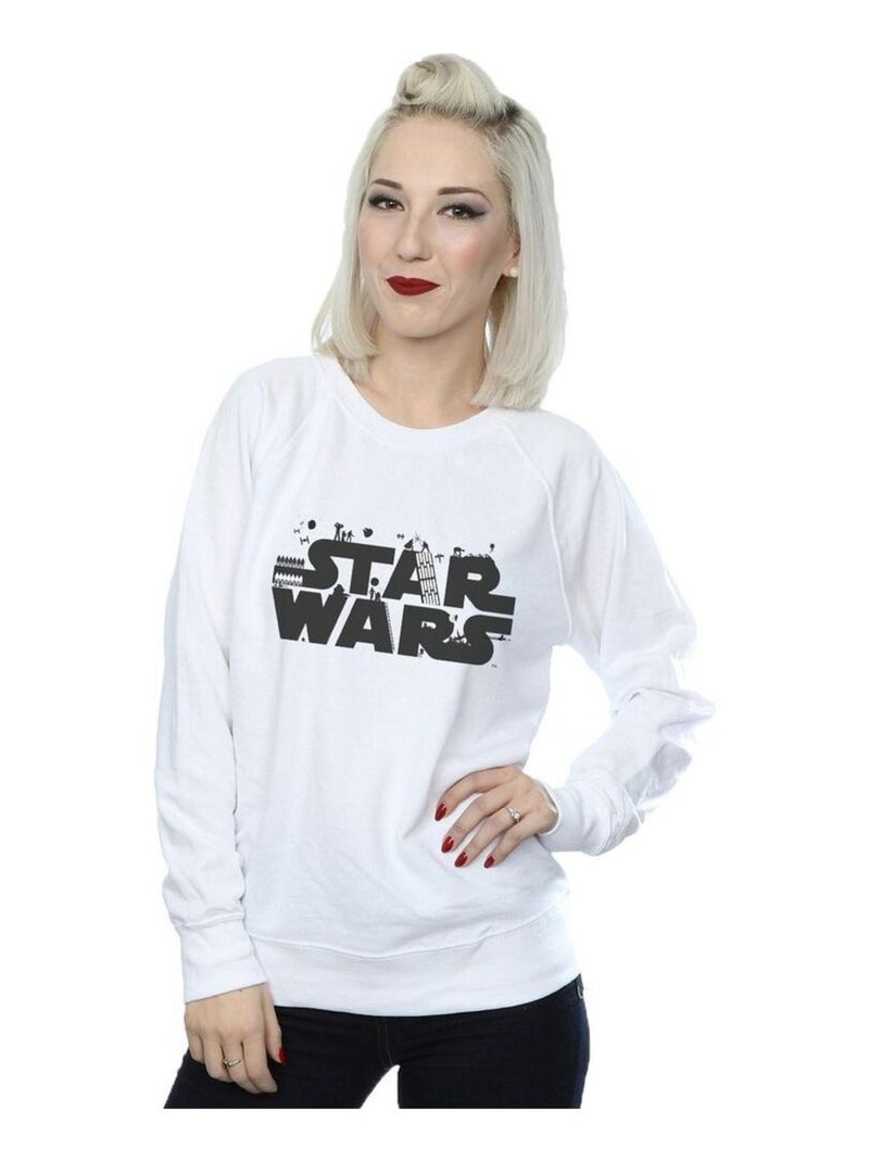 Star Wars - Sweat Blanc - Kiabi