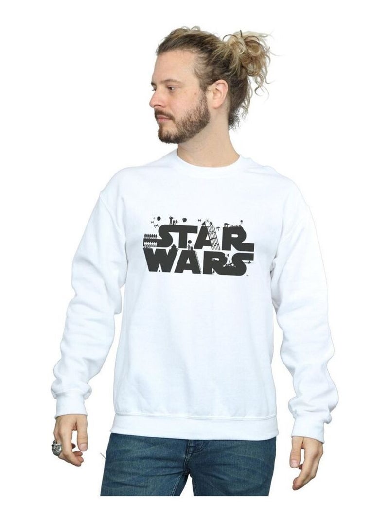 Star Wars - Sweat Blanc - Kiabi