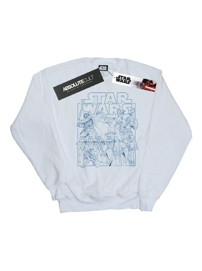 Star Wars - Sweat Blanc - Kiabi