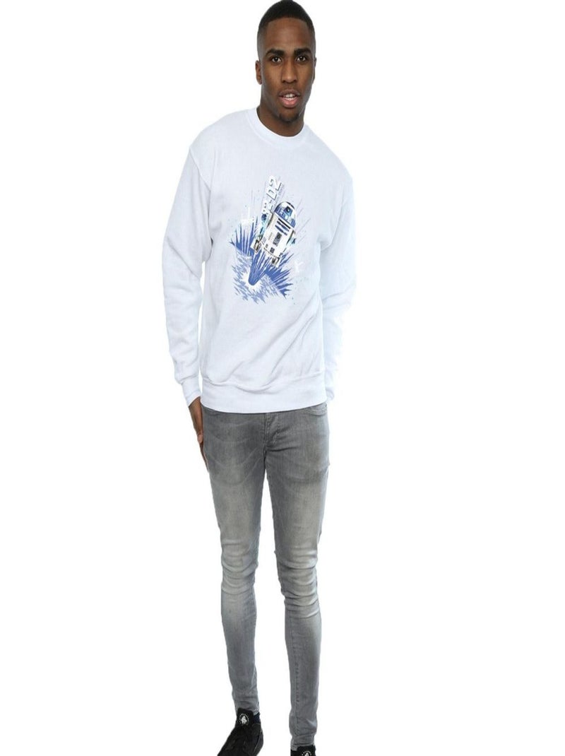 Star Wars - Sweat BLAST OFF Blanc - Kiabi