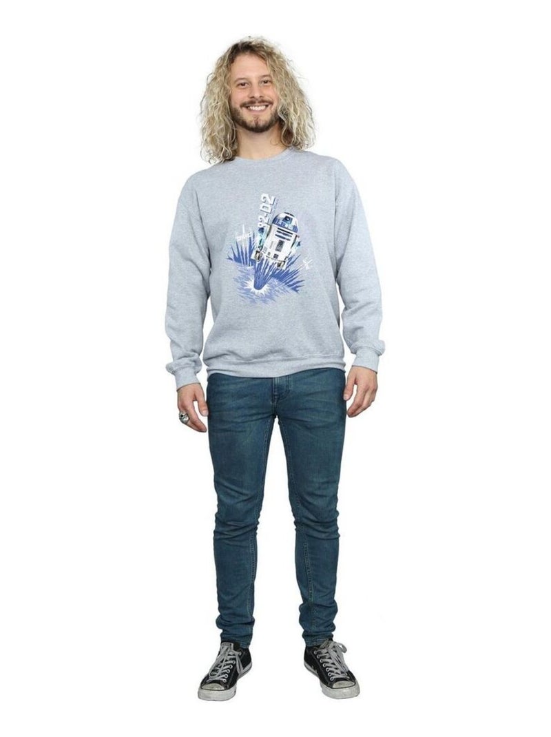 Star Wars - Sweat BLAST OFF Gris chiné - Kiabi