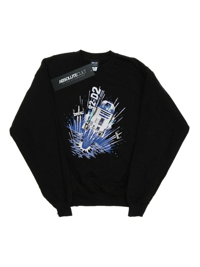 Star Wars - Sweat BLAST OFF Noir - Kiabi