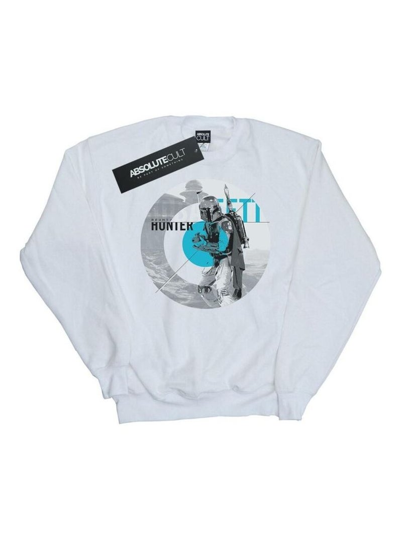 Star Wars - Sweat BOUNTY HUNTER Blanc - Kiabi