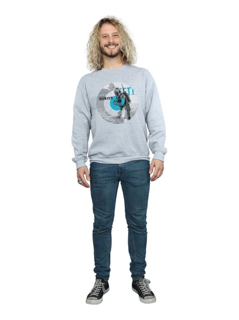 Star Wars - Sweat BOUNTY HUNTER Gris chiné - Kiabi