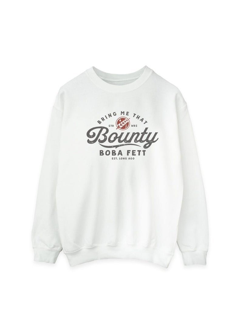 Star Wars - Sweat BRING ME THAT BOUNTY Blanc - Kiabi