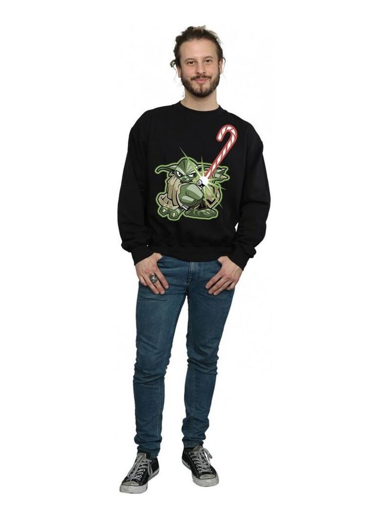 Star Wars - Sweat CANDY CANE Noir - Kiabi