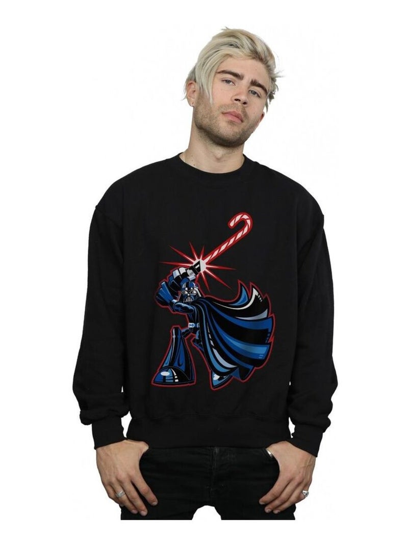 Star Wars - Sweat CANDY CANE Noir - Kiabi