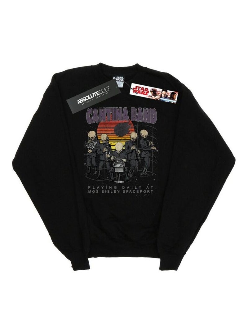 Star Wars - Sweat CANTINA SPACEPORT Noir - Kiabi