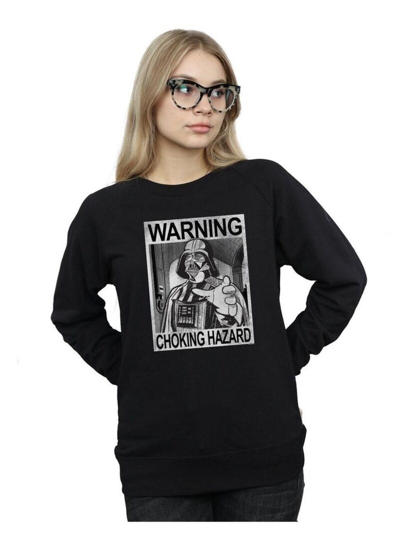 Star Wars - Sweat CHOKING HAZARD Noir - Kiabi