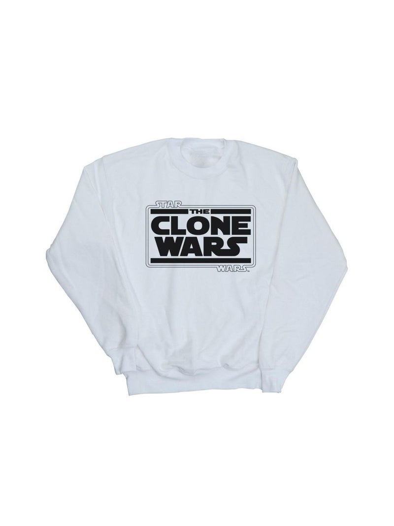 Star Wars - Sweat CLONE WARS Blanc - Kiabi