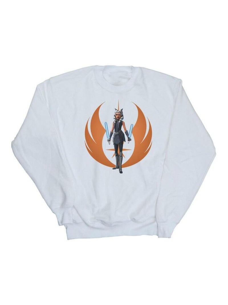 Star Wars - Sweat CLONE WARS Blanc - Kiabi